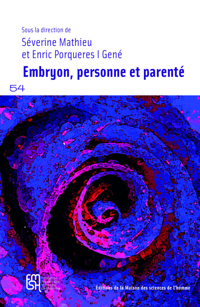 Embryon, personne et parenté