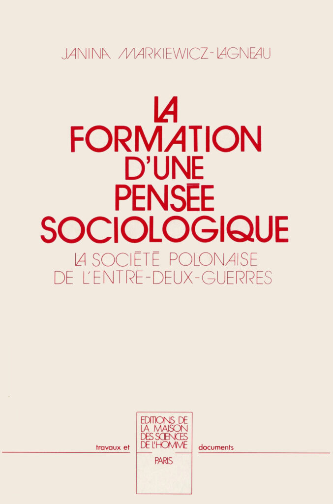 La Formation d'une pensée sociologique