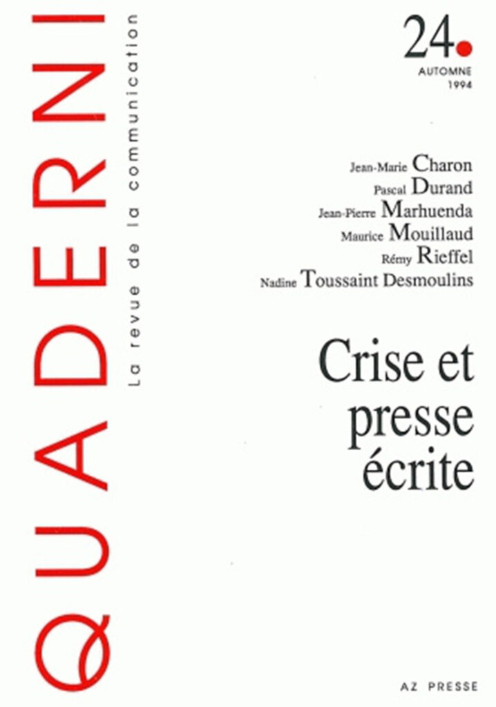 Quaderni, n° 24/automne 1994