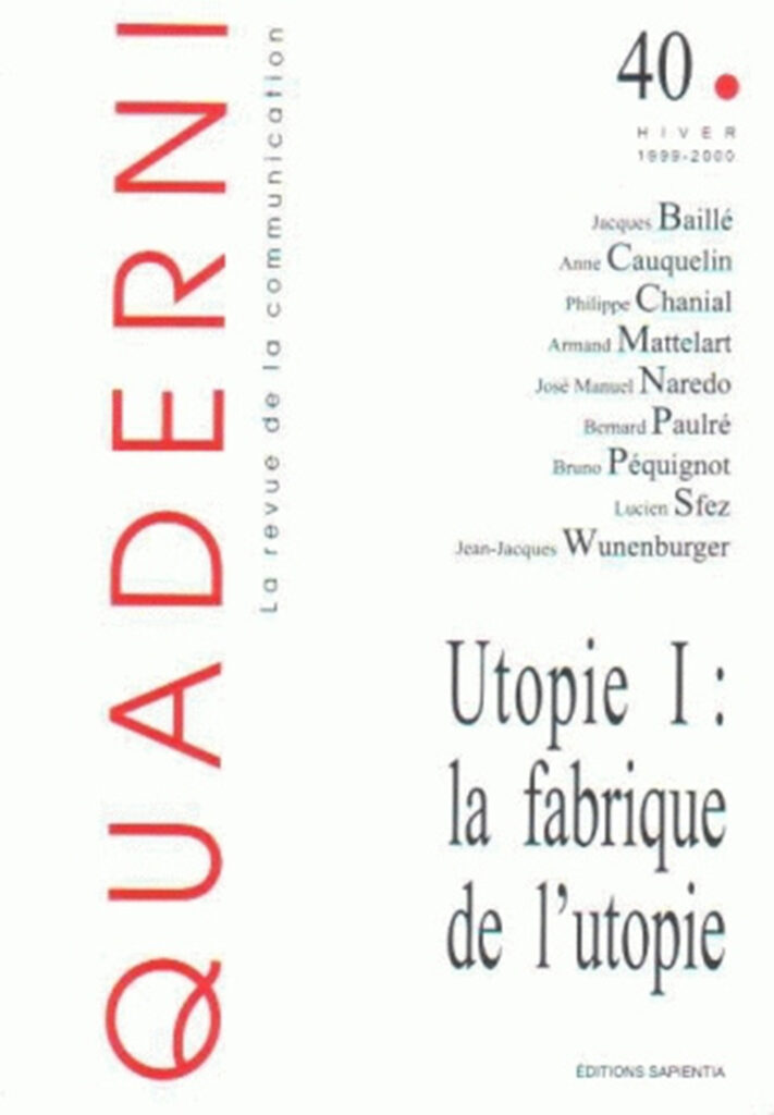 Quaderni, n° 40/hiver 1999-2000